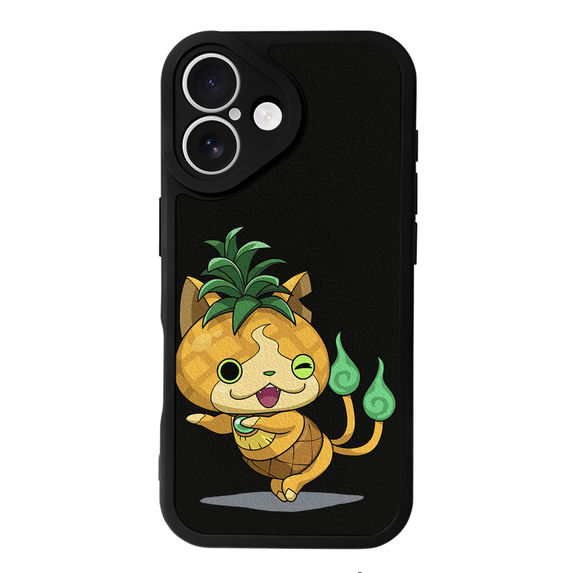 （画像用） 妖怪ウォッチ Yo-kai Watch 【iPhone 16シリーズ対応】シリコンスマホケース（レザー調） 材質：シリコン